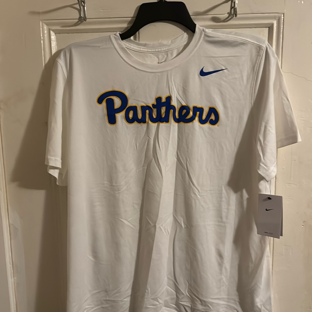 Brand New NIKE University of Pittsburgh Panthers White Shirt – NWT!